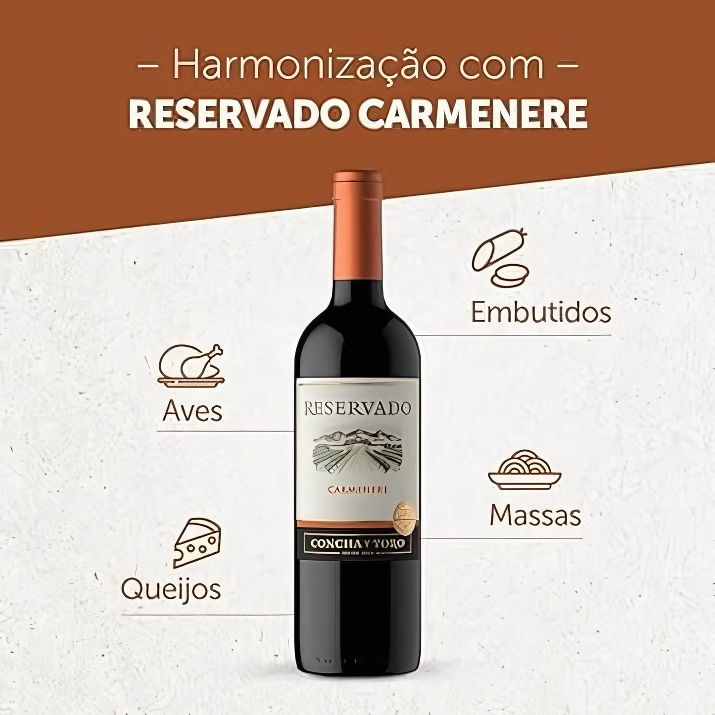 Concha y Toro Reservado Carmenere 750ml