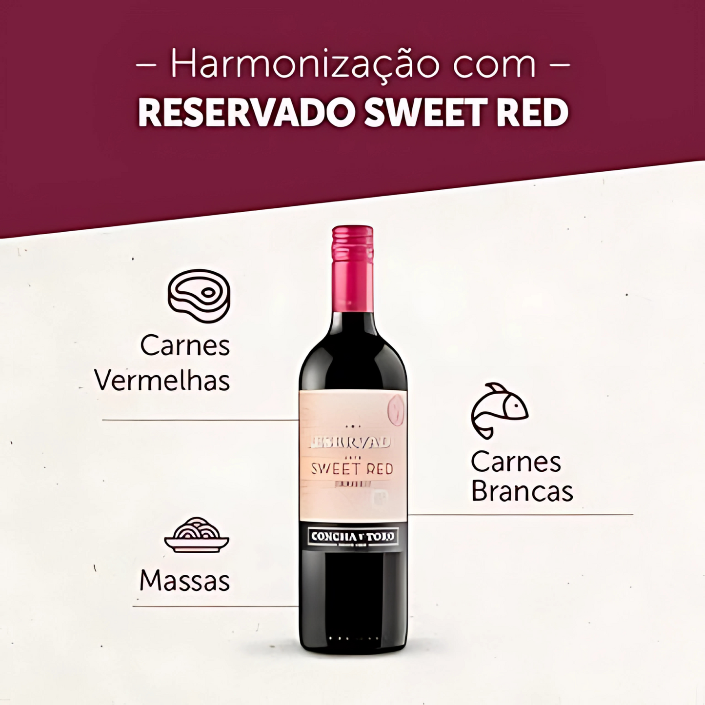 Reservado Sweet Red Concha Y Toro 750ml