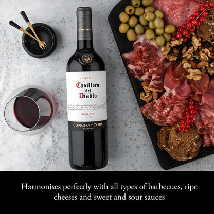 Vinho Tinto Cassilero Del Diablo Malbec 750ml