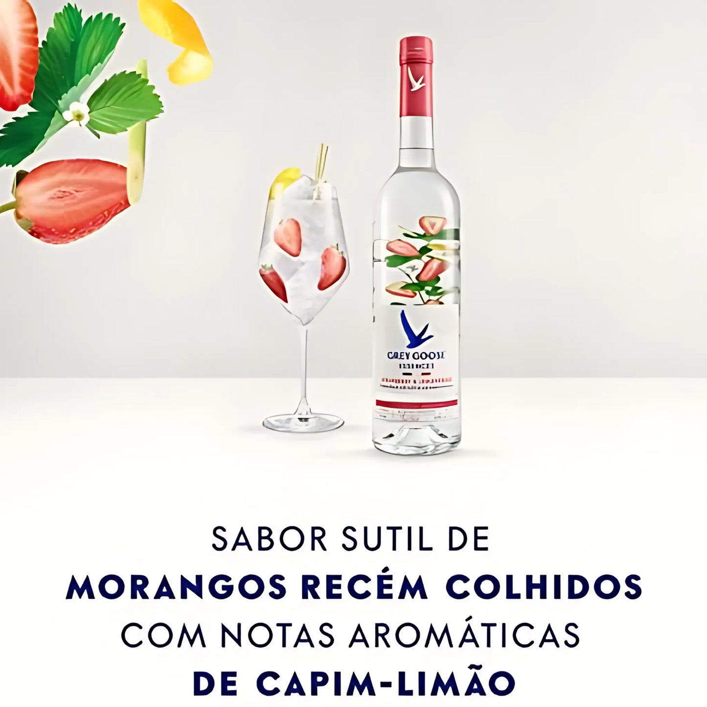 Vodka Grey Goose Strawberry & Lemon 750ml